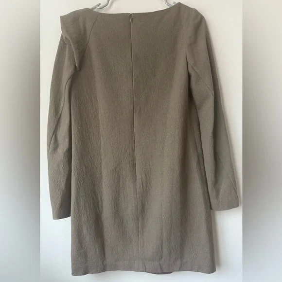 Vintage Hanii Y  Mini Dress - Flutter Appliqué in Light Brown - size EU 40/ US 8 - Picture 2 of 4